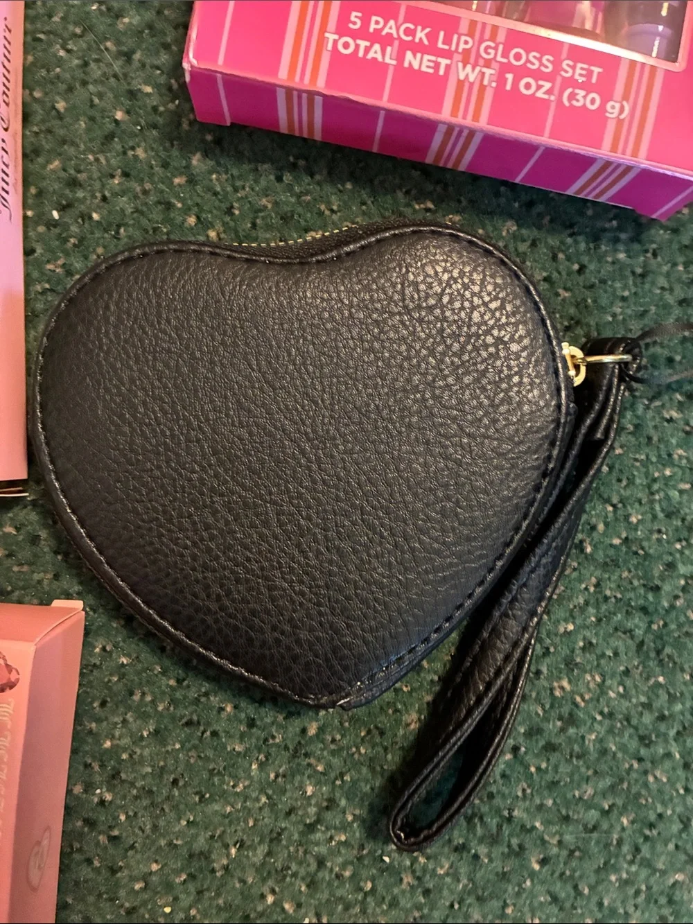 Juicy Couture 14 pc lip, cheek and Heart Wristlet Bundle